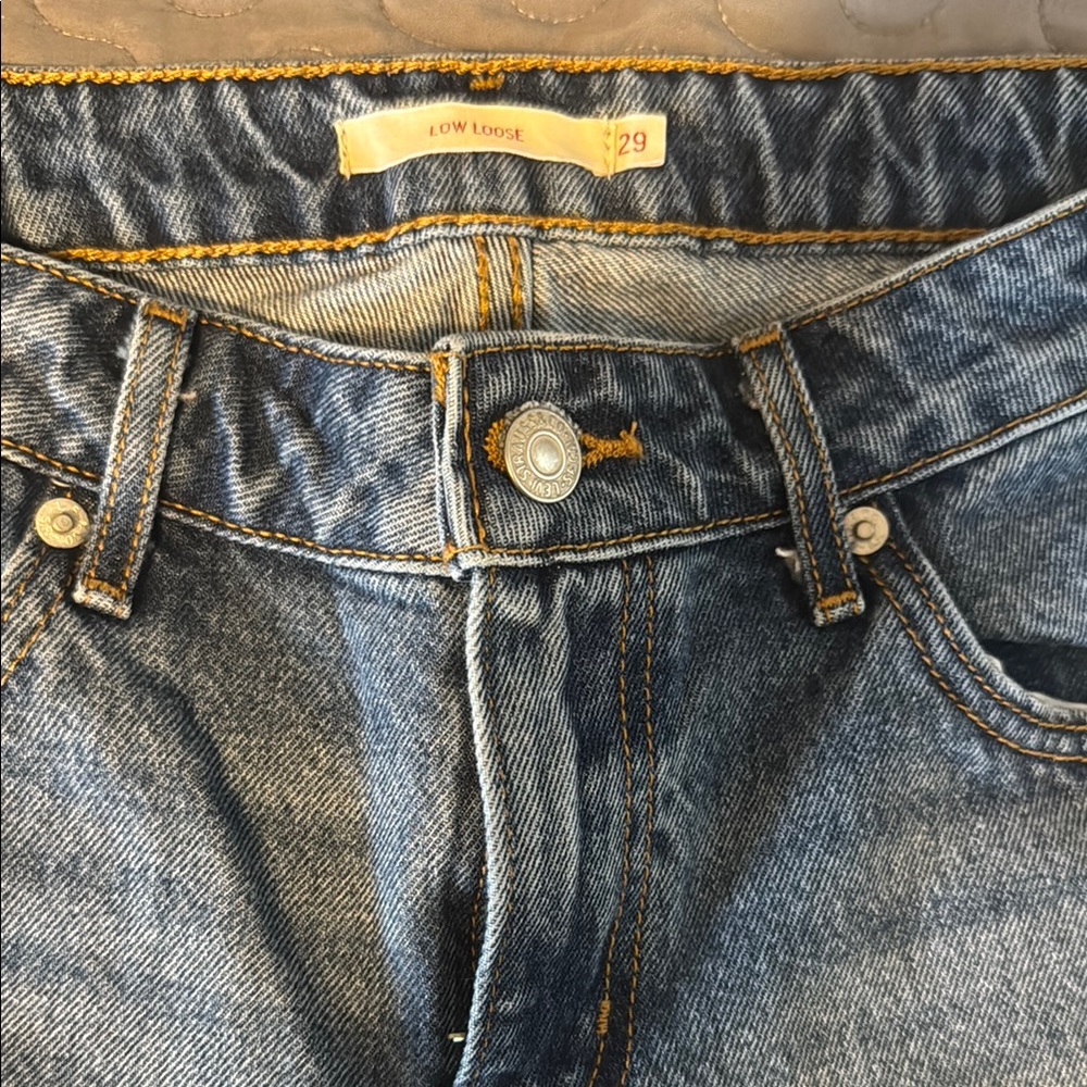 Levi's Blue Flare & Wide Leg Jeans